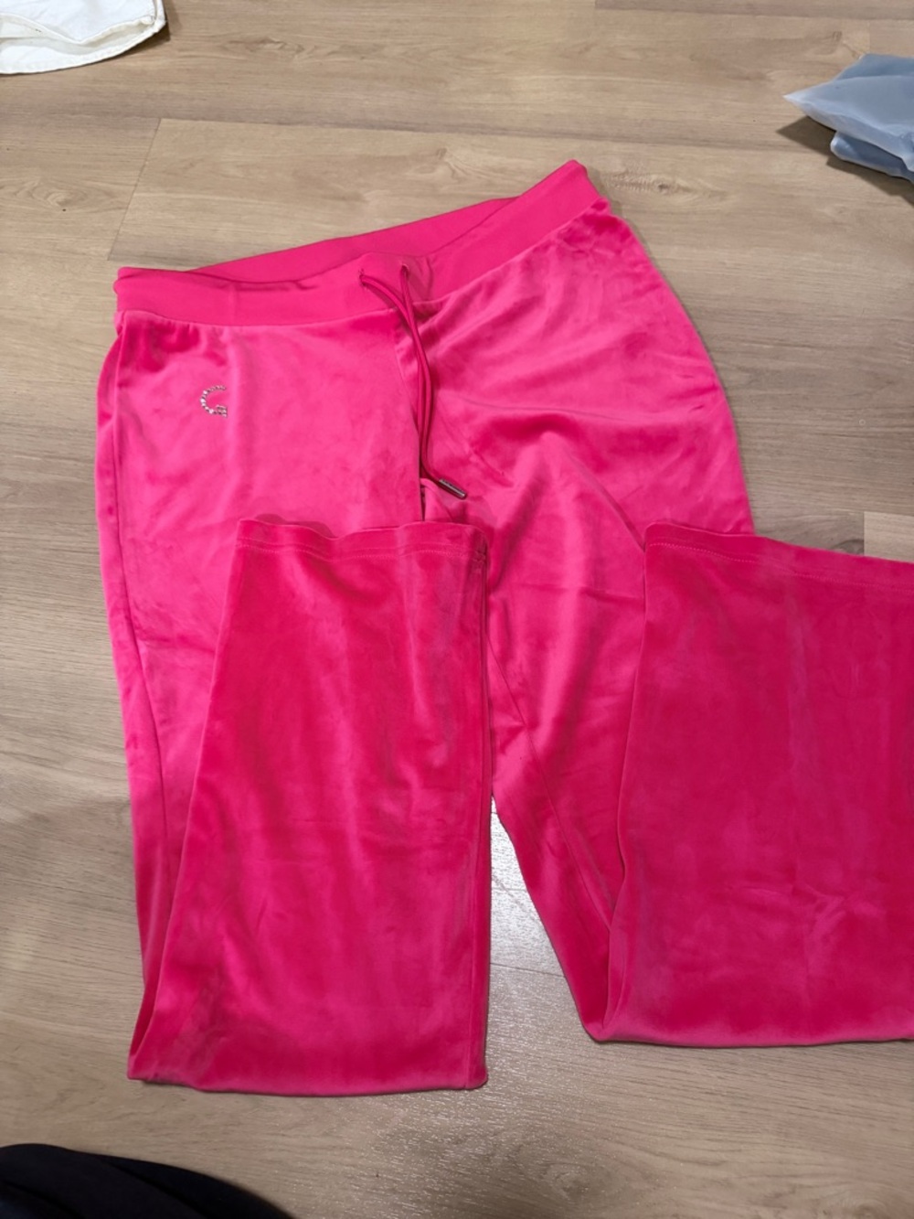 Juicy Couture Hot Pink Velour Sweatpants